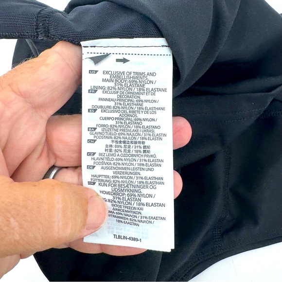 5.11 Tactical Women's Black High-Neck Sports Bra - Picture 6 of 8